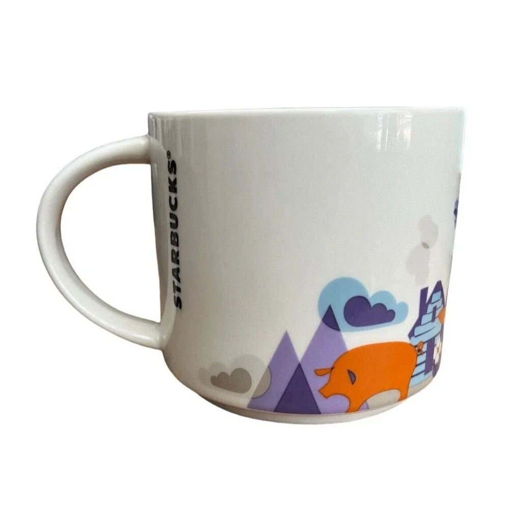 Starbucks Mug North Carolina You Are Here Collection 14 oz. Blue 2015